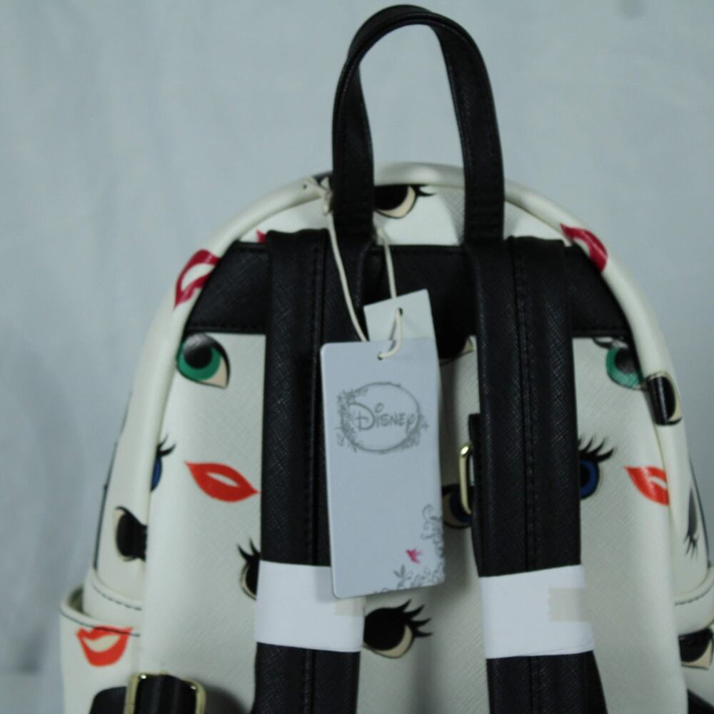Loungefly Disney Princess Eyes & Lips Mini Backpack – OG Heart Logo 2017 NWT HTF - Picture 3 of 14